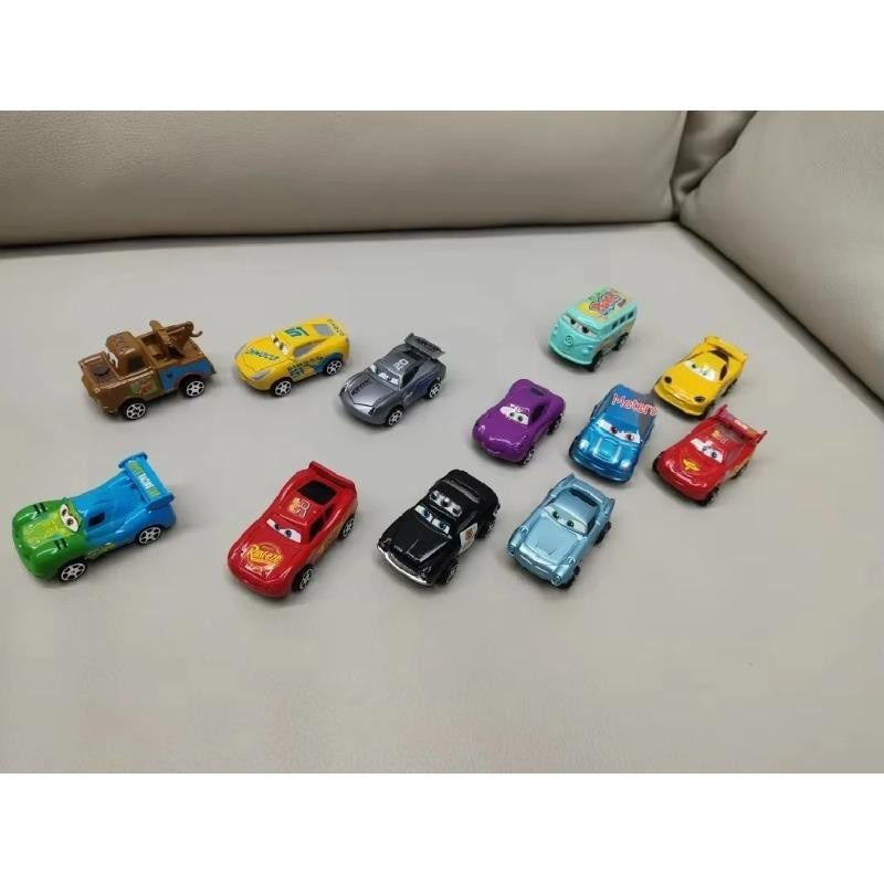 Disney Pixar Cars Modellauto 12-teiliges Set Lightning McQueen Jackson 6cm - Bild 3