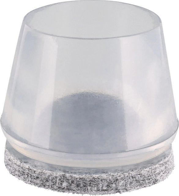Wagner Kappen-Set EH0568 aus Kunststoff, 4-teilig, Transparent/Grau, Durchmesser: 28 mm, Höhe: 30 mm, Anschlussmaß: 34 mm - Bild 1