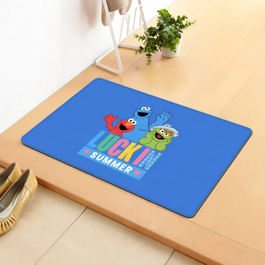 Potdemiel Waschbarer und rutschfester Teppich mit Sesamstraße Cartoon-Motiv für Kinder, Wohnzimmer oder Küche - Bild 3