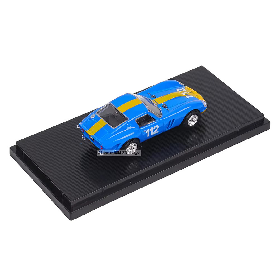 Bburago Ferrari 250 GTO, Druckguss-Automodelle, 1:64, blau, ab 14 Jahren - Bild 3