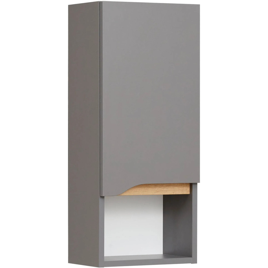 Pelipal Bad-Hängeschrank Quickset 357 in Quarzgrau mit internen Regalböden und Türen, Breite: 30 cm, Höhe: 70 cm - Bild 2