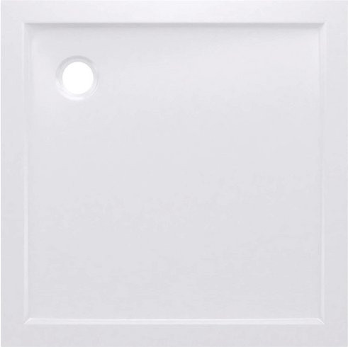Aurlane Duschwanne Pure Quadrat aus Acryl in Weiß, B/T: 90 x 90 cm - Bild 2