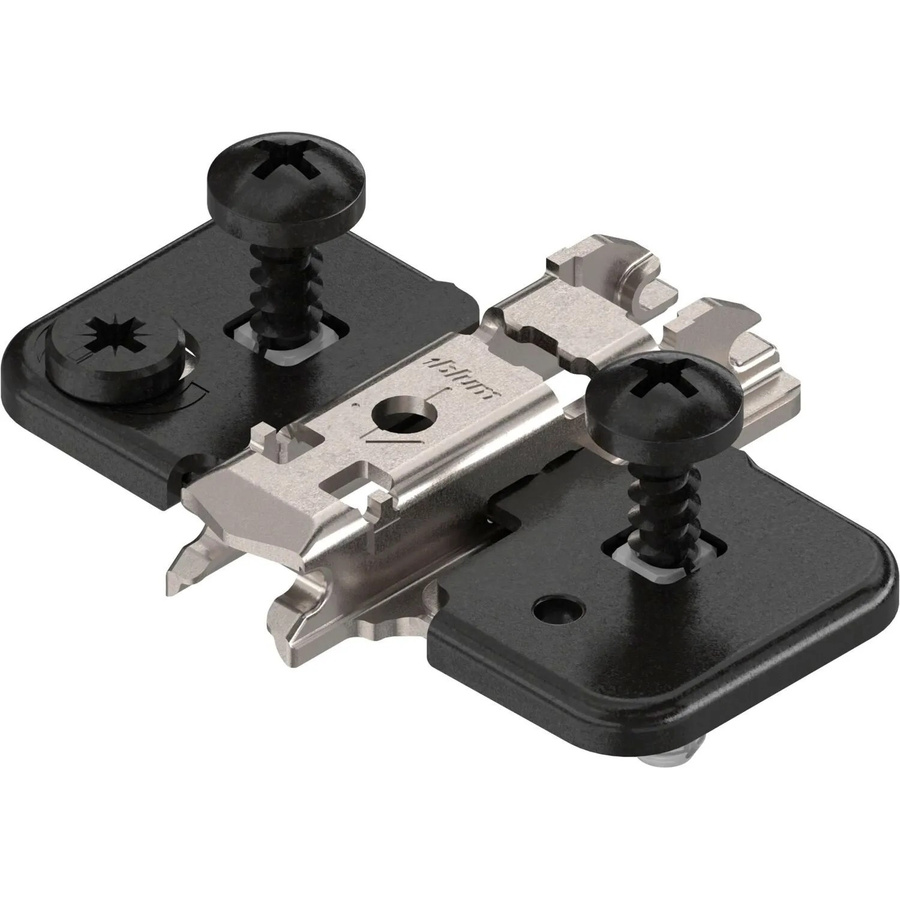 Blum Exzenter-Kreuzmontageplatte Clip Onyx Stahl Expando Distanz 0 mm in Schwarz Matt - Bild 2