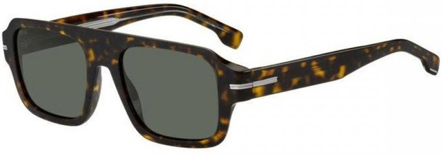Hugo Boss 1595/S Sonnenbrille Vollrand, Quadratisch, Acetat, Herren, braun, grau - Bild 2