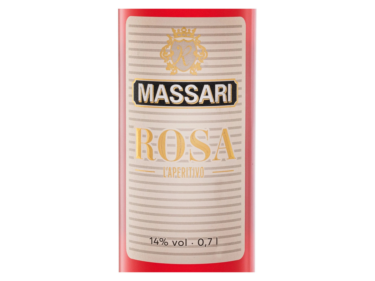 Massari Rosa L'Aperitivo aromatisierter Wein 0,7 l - Bild 2