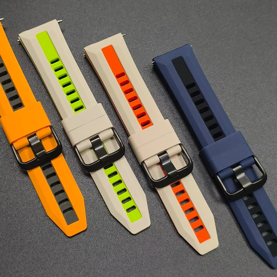 Uhrenarmband Silikon, 22 mm, Unisex - Bild 3