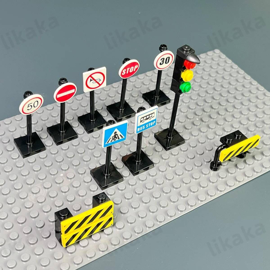 Linyi toy Moc-Stadtgebiet Spielset Stadt bunt - Bild 2