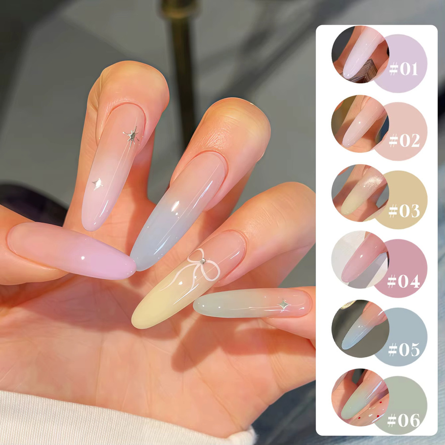 MIANEL Jelly Gel Nagellack, 12 ml, Eis-Klar, Glänzend - Bild 2