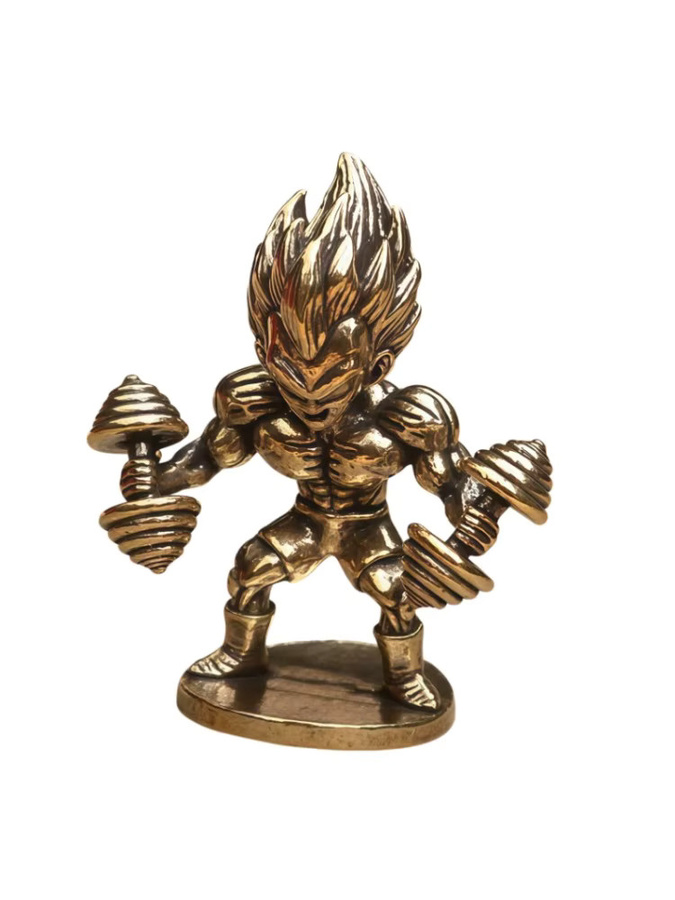 Dragon Ball Super Saiyan Vegeta Figur, Landschaftsmodell, 5cm - Bild 2