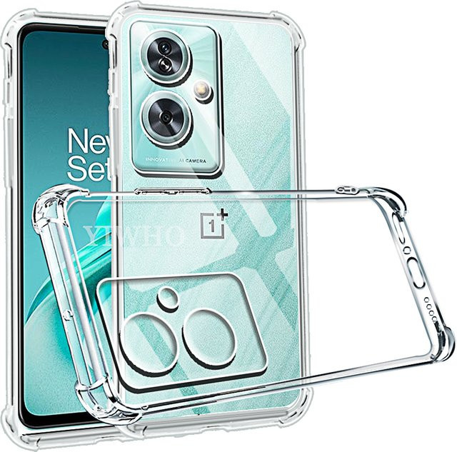 Stoßfeste Silikon Handyhülle für OnePlus Nord N30 SE CE 3 Lite N20 N200 N10 N100 Ce2 in Transparent - Bild 1