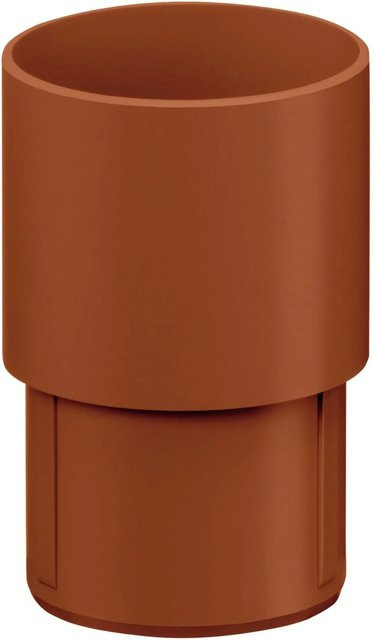 Inefa Fallrohrverbinder DN 100 aus PVC in Braun - Bild 1