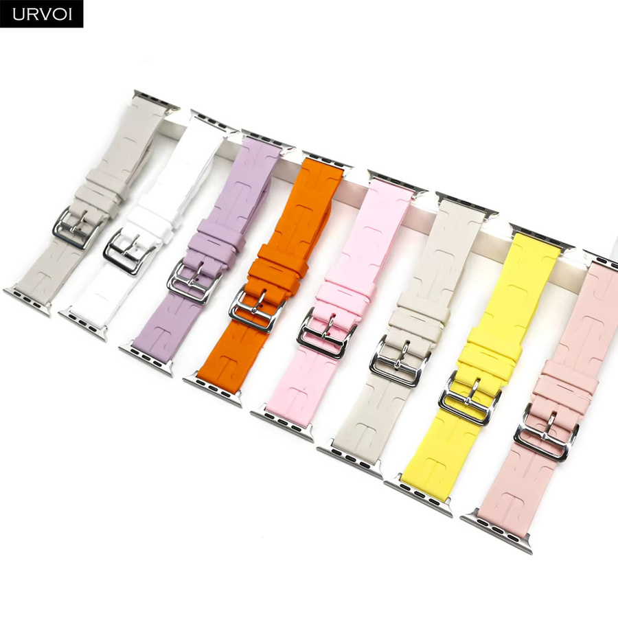URVOI Uhrenarmband Silikon, Bunt, Unisex - Bild 1