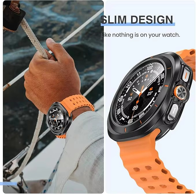 Samsung Galaxy Watch Ultra Displayschutzfolie, Silikon, Schwarz, Unisex - Bild 4