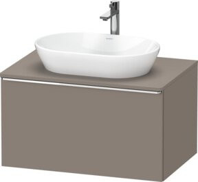 Duravit Waschtischunterschrank D-Neo, wandhängend, Grau matt, B/T/H: 80 x 55 x 45,9 cm - Bild 1