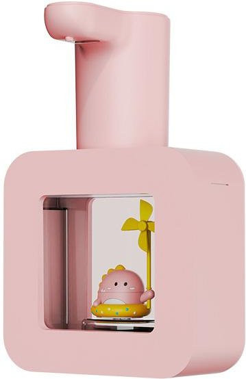Automatischer Sensor-Seifenspender von CosyHome mit Cartoon-Haustier-Design, wasserdichter intelligenter Schaumseifenspender in Pink - Bild 1