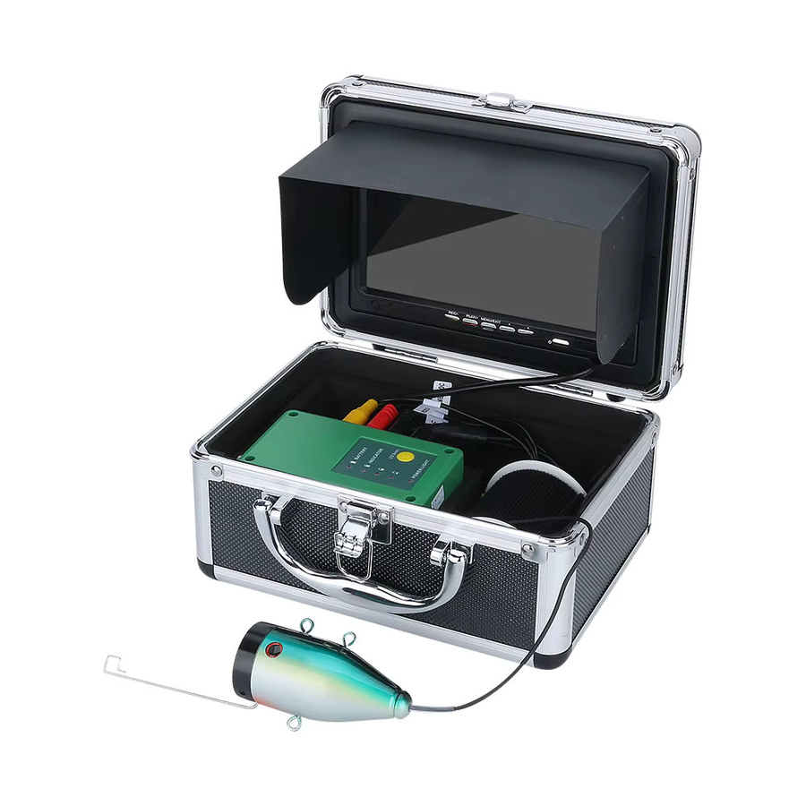 MOUNTAINONE Unterwasser Kamera Fischfinder mit 1080P Auflösung und 16GB Speicher inklusive 15 weiße und 15 IR LEDs für das Angeln - Bild 3