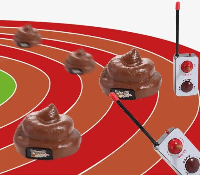 Binchi Poop-Simulation, Fernbedienung, 360° drehbar, braun - Bild 1