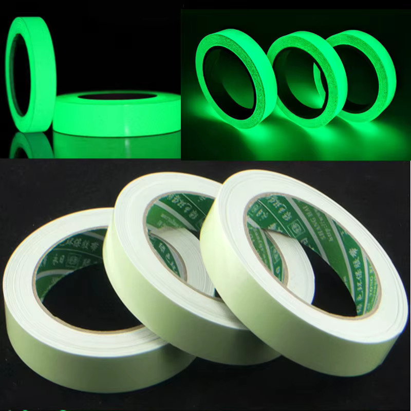 3M fluoreszierendes Aufkleberband in Grün, leuchtendes Band für Treppenhäuser und Feuerwarnungen, leuchtet im Dunkeln und ist individuell zuschneidbar - Bild 4