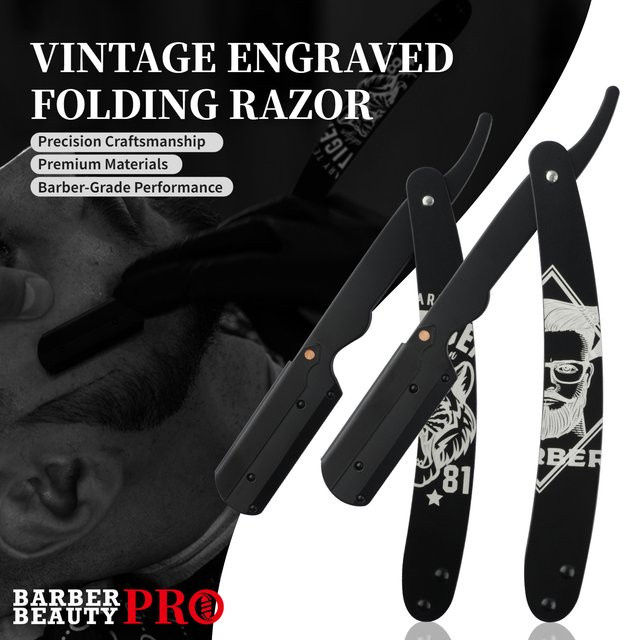 Barber Razor Manuelle Rasierer, Edelstahl, Herren - Bild 1
