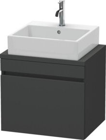 Duravit Waschtischunterschrank DuraStyle in Grau Matt mit 1 Auszug, B/T: 60 x 47,8 cm - Bild 1