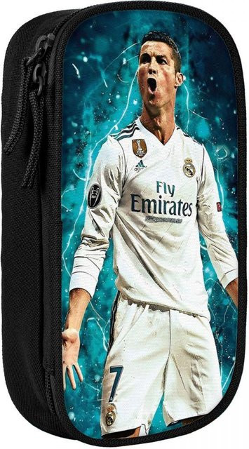 Fancy Style Studio Federmäppchen CR7 Fußball Design mit großer Kapazität in Multicolour - Bild 1