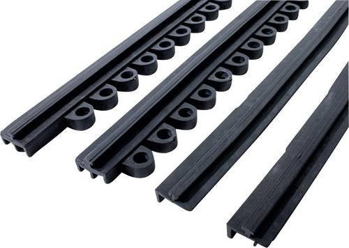 COBA Europe Premier Verbinder Female PVC-Platte Schwarz L: 450 mm, B: 20 mm, H: 15 mm - Bild 1