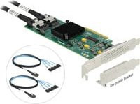 Delock 8 Port SATA PCI Express x8 Controller Karte mit Anschlusskabel in Multicolour - Bild 1