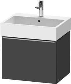 Duravit Waschtischunterschrank D-Neo wandhängend in Grau Matt, Breite: 58,4 cm, Tiefe: 44,2 cm - Bild 1