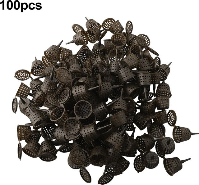 100 Stück Pflanzendüngerkörbe mit Deckel von Yiran Furniture für Orchideen, Bonsai und kleine Pflanzen - Bild 1