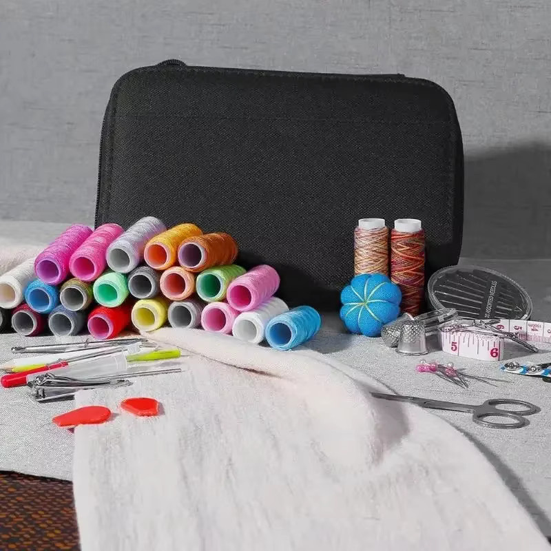 Multifunktionales Nähen Kit mit 68 oder 98 Teilen als DIY Werkzeugbox Set für Handquilten, Stickerei und Nähzubehör in Multicolour - Bild 2