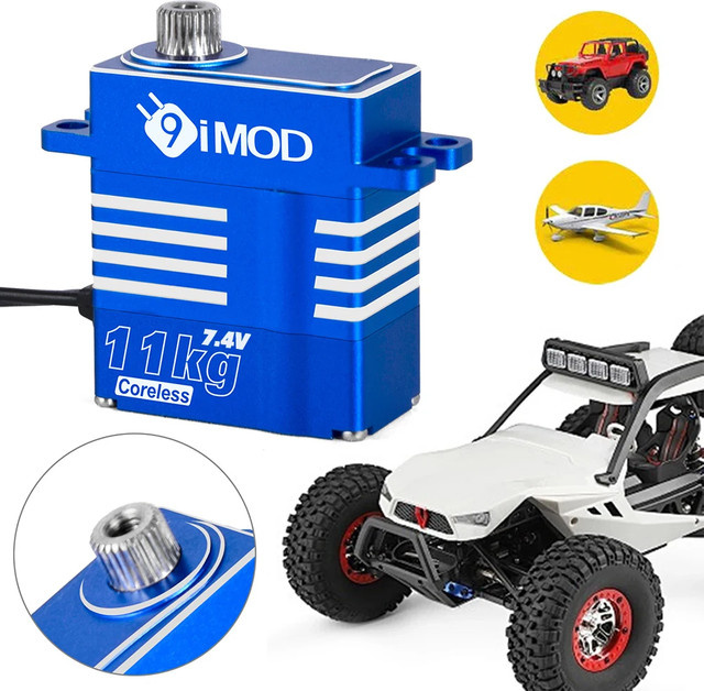 9IMOD Mini RC Digital Servo, Zubehör, Metall - Bild 1