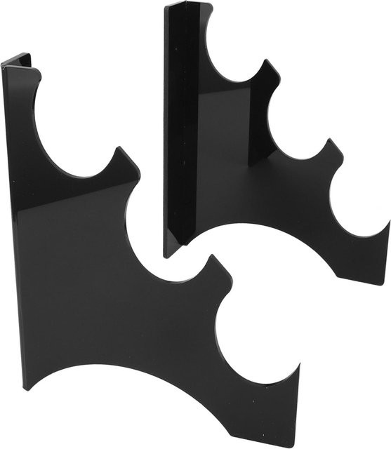 KONNWEI Schwert Hänger Display Halter aus Acryl, wandmontierter Schwertständer mit 3 Ebenen, Schwarz - Bild 1