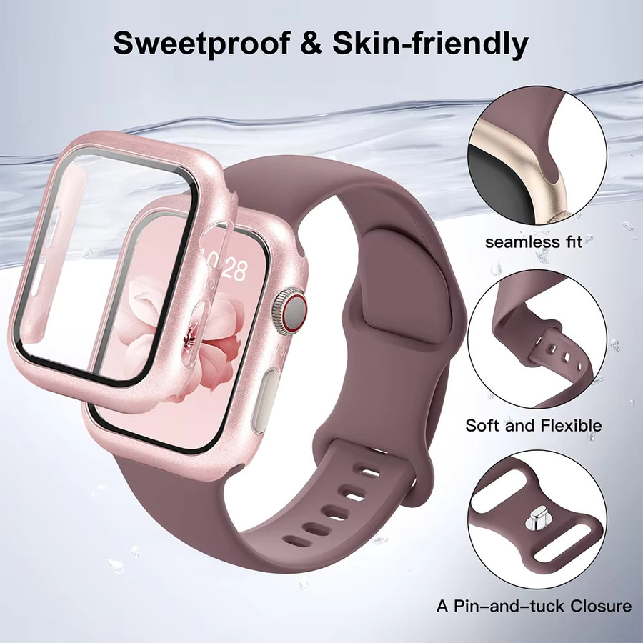Sport-Silikonarmband, pink, Unisex - Bild 2