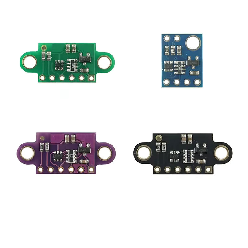 Si Tai&SH VL53L0X Time-of-Flight (ToF) Laser-Entfernungssensor-Breakout GY-VL53L0XV2 mit 940 nm Wellenlänge, I2C Schnittstelle, 3,3 V/5 V, lila - Bild 3
