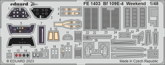 Eduard Messerschmitt Bf 109 E-4 - Weekend, Modellbau, 1:48 - Bild 1
