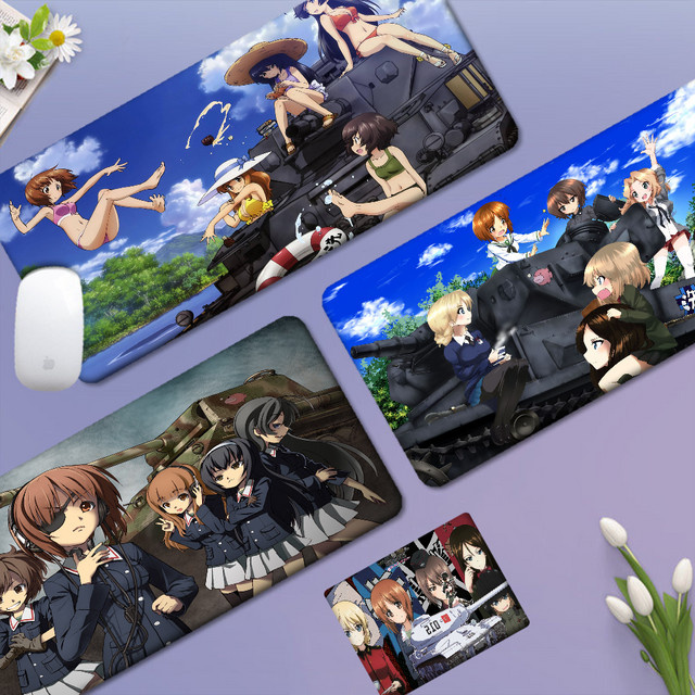 GIRLS Und PANZER Custom Skin Verdicktes Mauspad als übergroße Gaming-Tastaturmatte und Notebook-Tischmatte in Multicolour - Bild 1
