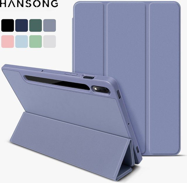 Samsung Tablet-Hülle in Blau für Galaxy Tab A9 Plus, S9 FE, S8, S7, S7+, S8+, S6 Lite und S9 FE 12,4 Zoll - Bild 1