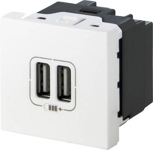 Weidmüller IE-FCI-PWB-2USB-A-5V USB-A Modul in Weiß - Bild 1