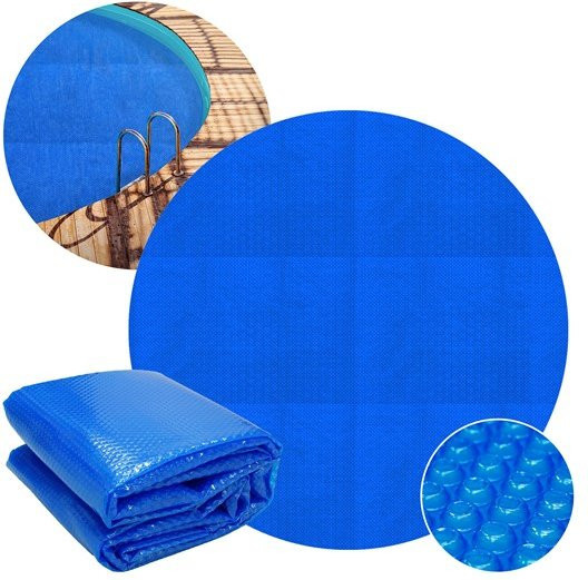 ECD Germany Pool Solarfolie rund, Blau, Durchmesser: 549 cm - Bild 1