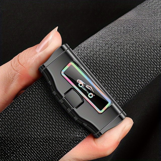DUTRIEUX Autositzgurt-Stabilisator in Schwarz aus langlebigem ABS-Material zur Antikollision und Geräuschreduzierung - Bild 1