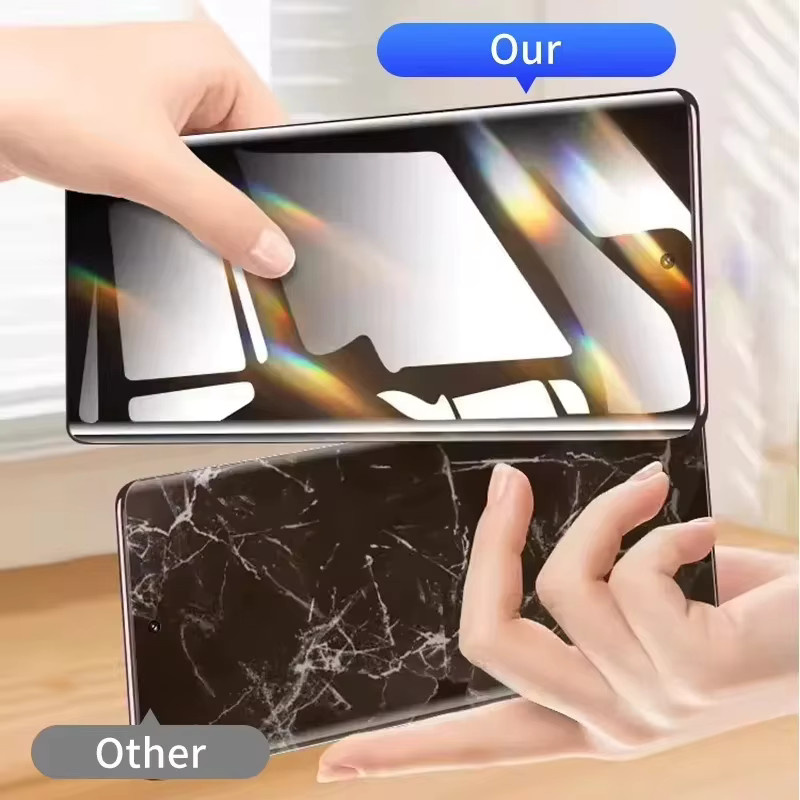 Samsung Privatsphäre Hydrogel-Displayschutz Anti-Spy Screen Protector für S25 FE S24 Ultra S23 FE S22 S24 Plus Transparent - Bild 4