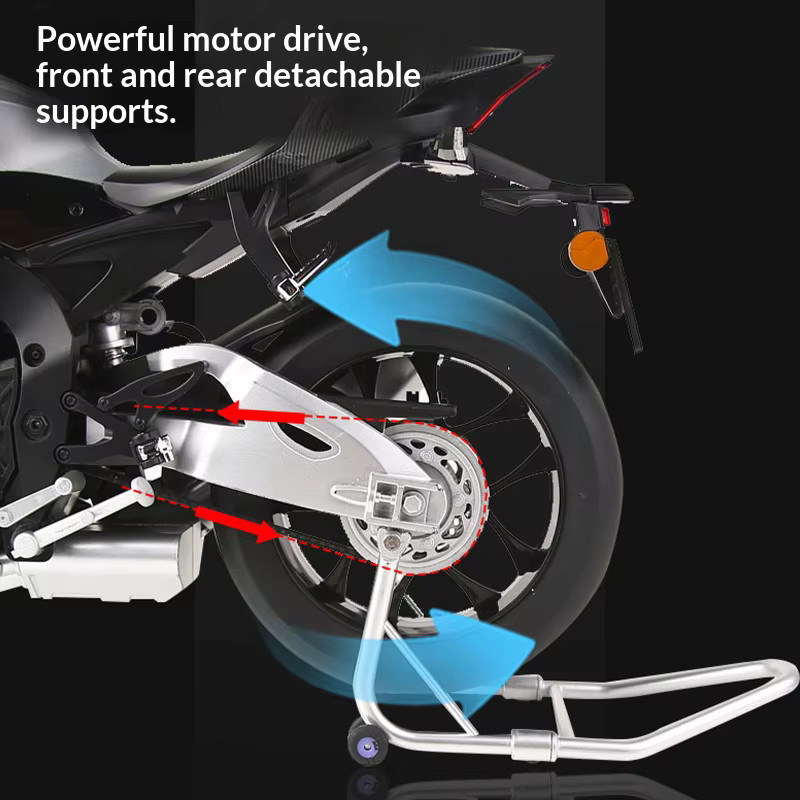 Maisto Yamaha R1M R1250GS Modell, 1:6, mit Zündung und Sprühfunktion - Bild 2