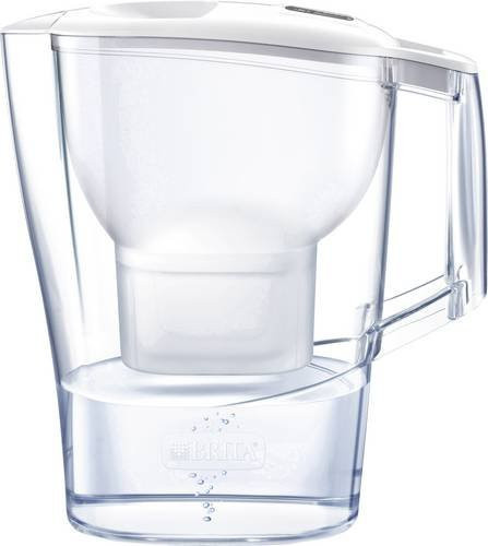 Brita Aluna Cool Tischwasserfilter in Weiß und Transparent mit 2,4 l Fassungsvermögen - Bild 1