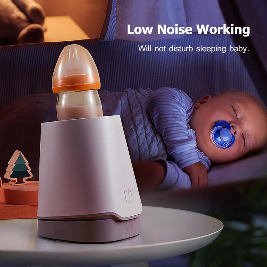 TOMTOP JMS Automatischer Baby-Milchflaschen-Shaker mit geneigter Basis, elektrische Babyflaschen-Shaker-Maschine, Weiß - Bild 2