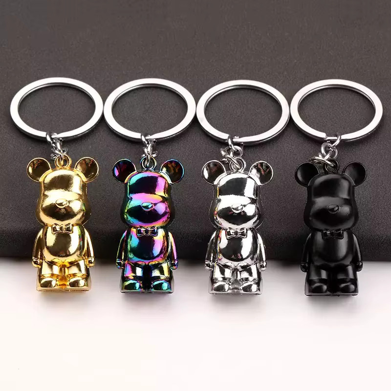 diffone Schlüsselanhänger 3D-Bär, Metall, Unisex - Bild 1