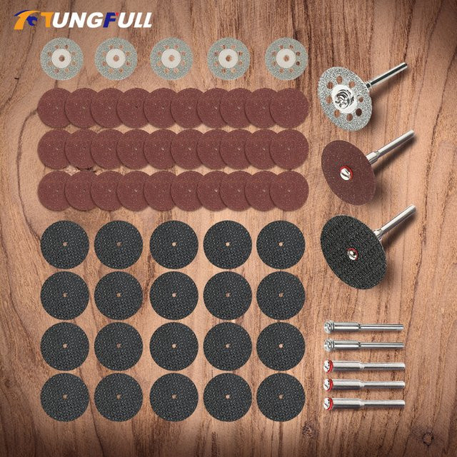 Dremel Mini Schleifscheiben und Kreissägeblatt Set für Gravur und Bohrer Zubehör, Multicolour - Bild 1