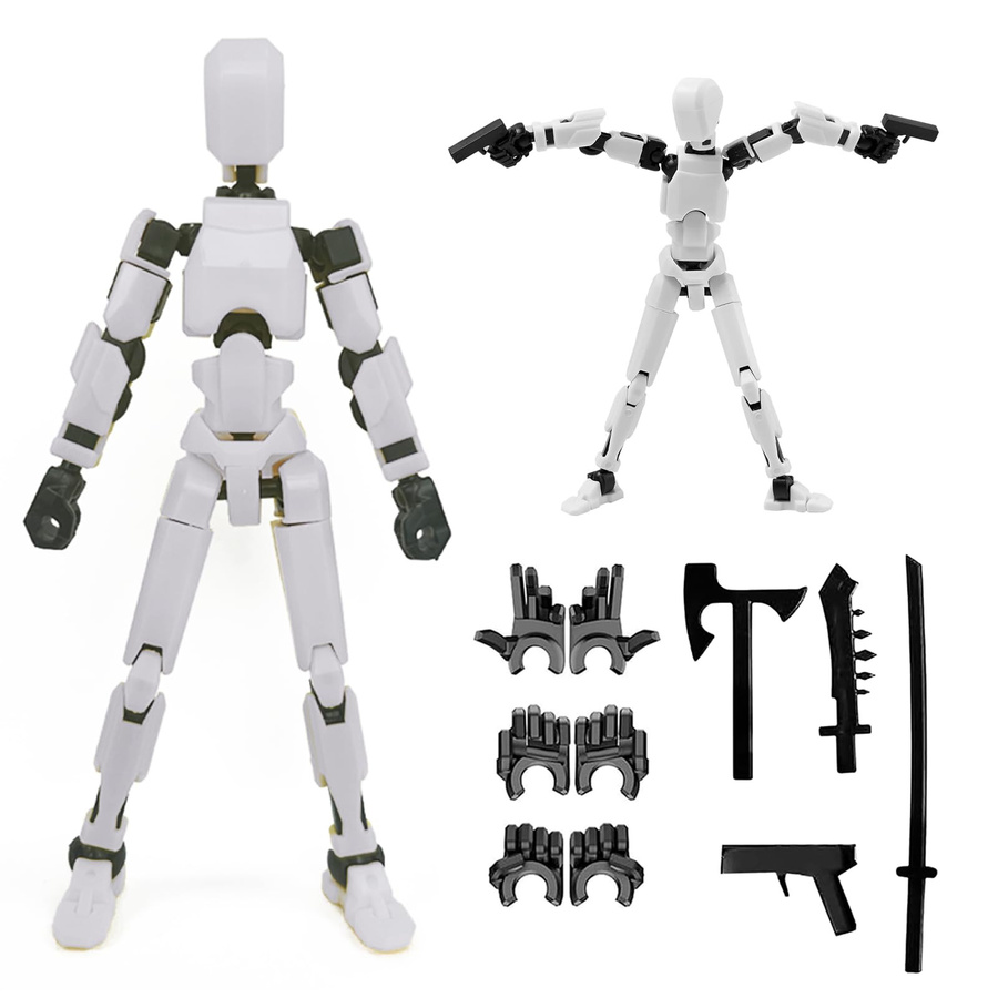 Yiran toy 1 Titan 13 Roboter Actionfiguren Set orange 1-6 Stück - Bild 3