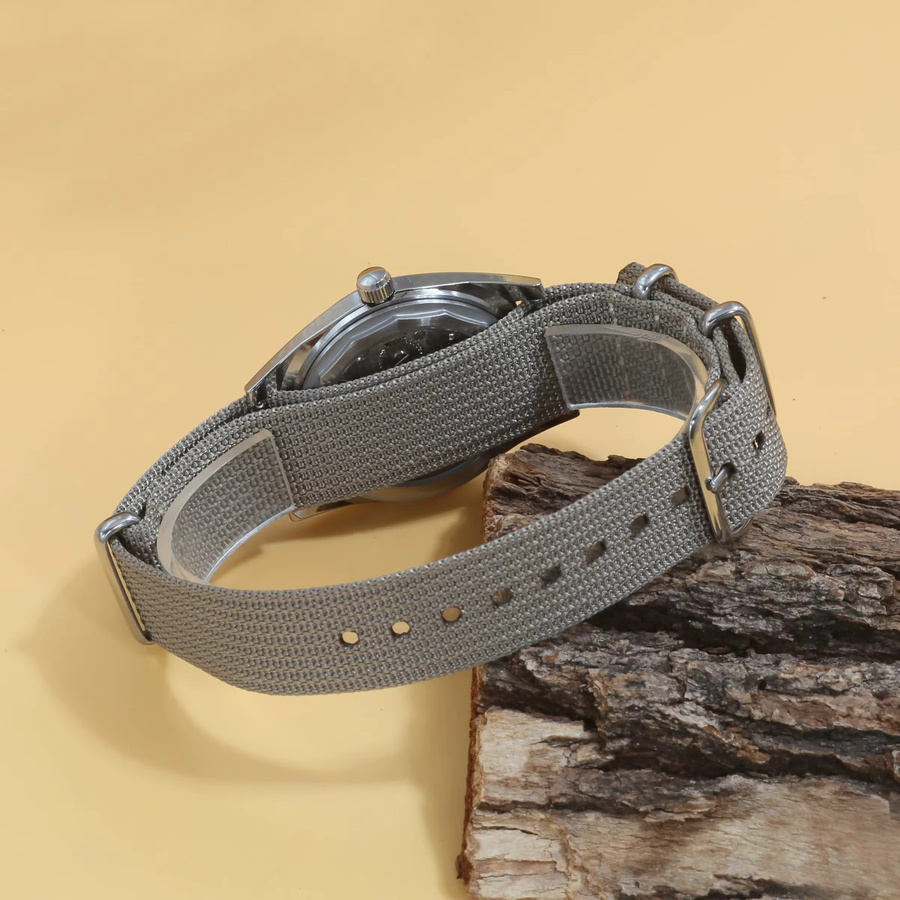 HEIMDALLR Armbanduhr, Handaufzug, Edelstahl, 36 mm, Herren, Schwarz - Bild 5