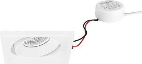 Brumberg LED Einbau- und Aufbaustrahler 7W Warmweiß Quadratisch Weiß - Bild 1
