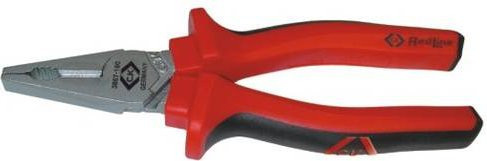 C.K Kombizange T3867 Werkstatt Kombinationszange 200 mm Rot DIN ISO 5746 - Bild 1